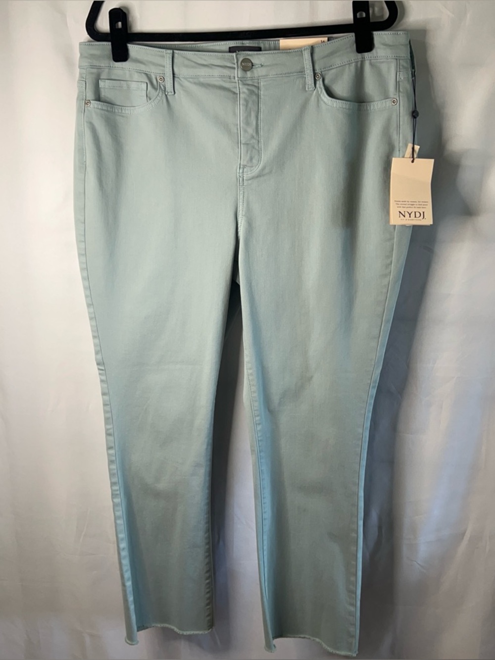 NYDJ Women's Light Sage Stretch Jeans NWT